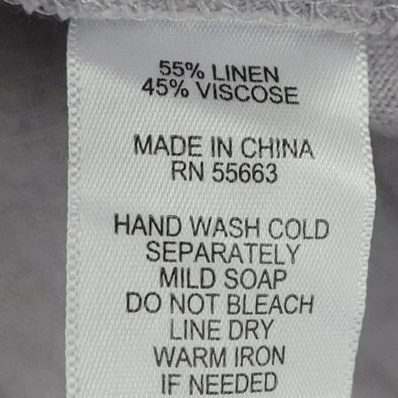 For Cynthia Womens M Sleeveless Asymmetrical Linen Blend‎ Midi Dress  7CT - Picture 5 of 7